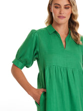 Load image into Gallery viewer, Shortsleeve Essential Linen Dress
