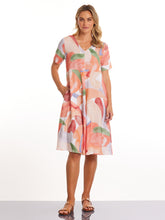 Load image into Gallery viewer, Shortsleeve Abstract Dress