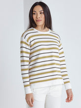 Load image into Gallery viewer, Long Sleeve Mix Stripe Sweater