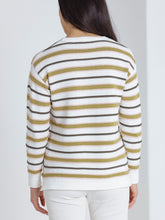 Load image into Gallery viewer, Long Sleeve Mix Stripe Sweater