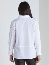 Load image into Gallery viewer, Long Sleeve Button Through Shirt White