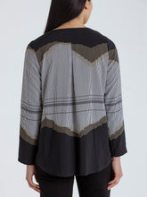 Load image into Gallery viewer, Long Sleeve Top Lunar Check
