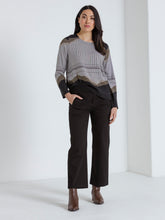 Load image into Gallery viewer, Long Sleeve Top Lunar Check