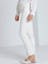 Load image into Gallery viewer, Full Length Panelled Split Pant cream