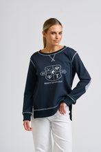 Load image into Gallery viewer, Zippy Classic Zipside Sweatshirt - Ssc Navy