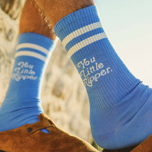 Load image into Gallery viewer, You Little Ripper Socks in Blue