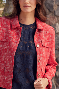 adjoin jacket - fire boucle