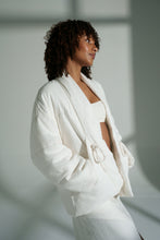 Load image into Gallery viewer, Aster Linen Coat Ivory
