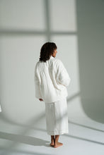 Load image into Gallery viewer, Aster Linen Coat Ivory