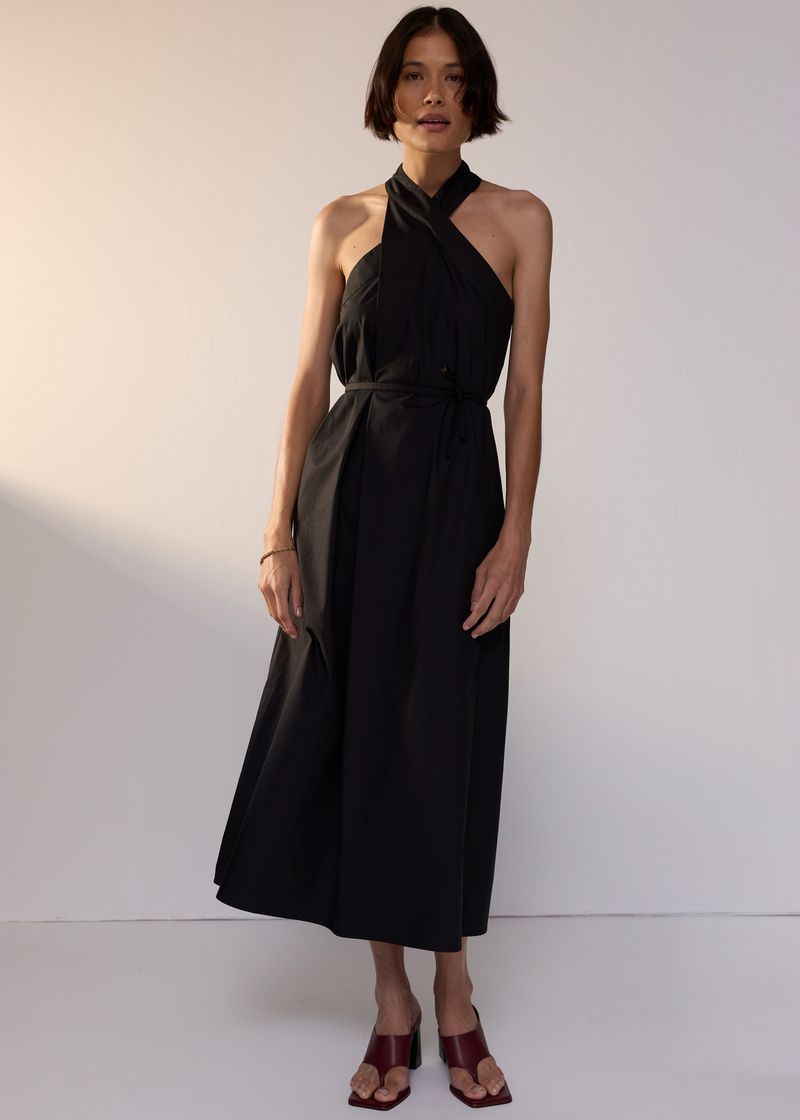 Hali Dress Plain Black