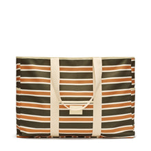 Load image into Gallery viewer, beach base (coast) - khaki/ rust stripe