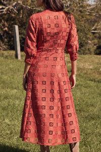 beguile dress - clay