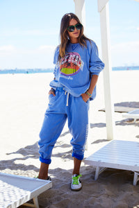 Vintage Track Pant - Faded Blue