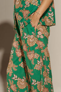 breeze pant - k'gari palm green
