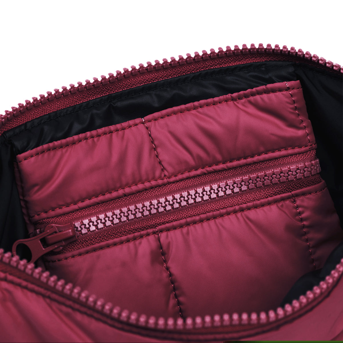 stash base crossbody (cloud) - burgundy