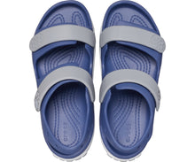 Load image into Gallery viewer, Crocband Cruiser Sandal Toddler Bijou Blue / Light Grey