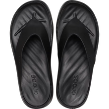 Load image into Gallery viewer, Black Crocs sandals on a white background