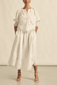 dawn top - porcelain
