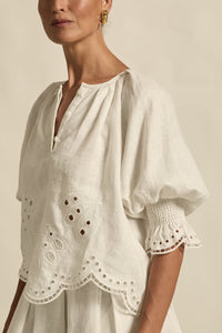 dawn top - porcelain