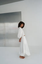 Load image into Gallery viewer, Demi Linen Top Ivory