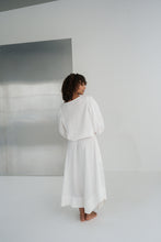 Load image into Gallery viewer, Demi Linen Top Ivory