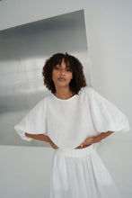 Load image into Gallery viewer, Demi Linen Top Ivory