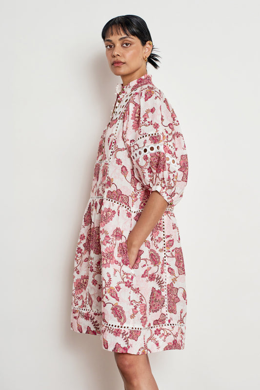 capture dress - rose paisley