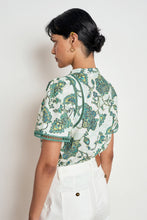 Load image into Gallery viewer, charm top - garden paisley