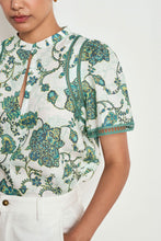 Load image into Gallery viewer, charm top - garden paisley