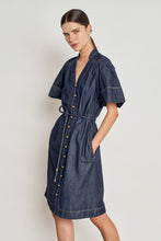 Load image into Gallery viewer, honor dress - dark denim
