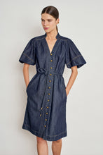Load image into Gallery viewer, honor dress - dark denim