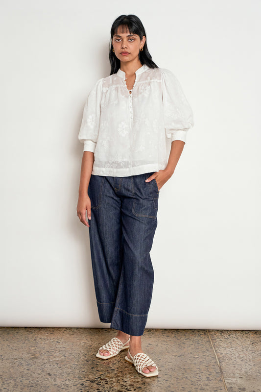 poise top - porcelain