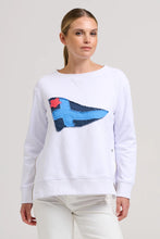 Load image into Gallery viewer, Classic Zipside Navel Flag - White/Navy