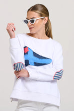 Load image into Gallery viewer, Classic Zipside Navel Flag - White/Navy