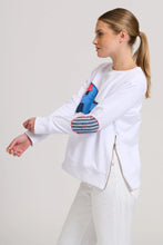 Load image into Gallery viewer, Classic Zipside Navel Flag - White/Navy