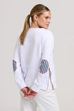 Load image into Gallery viewer, Classic Zipside Navel Flag - White/Navy