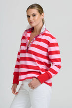 Load image into Gallery viewer, Rugby Sweatshirt - Lolly Pink/Red