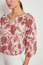 Load image into Gallery viewer, vow top - rose paisley