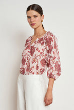 Load image into Gallery viewer, vow top - rose paisley