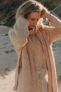Drift Airy Pullover Toffee Marle