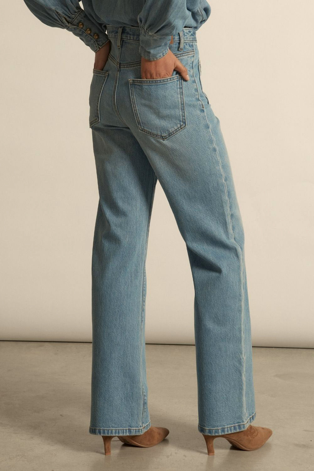 Fond Jean - mid denim