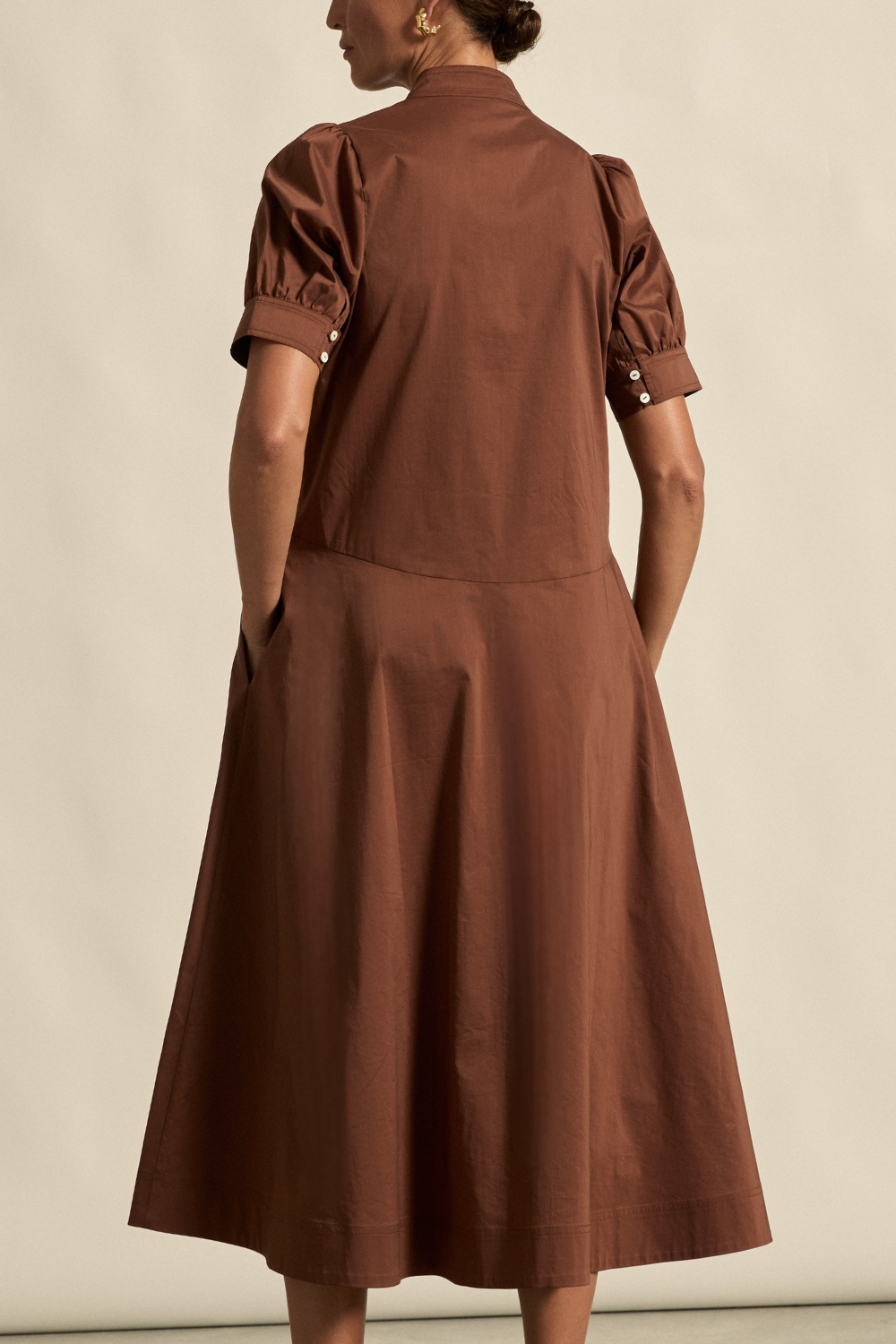 fortitude dress chocolate