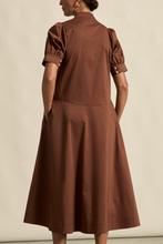 Load image into Gallery viewer, fortitude dress chocolate