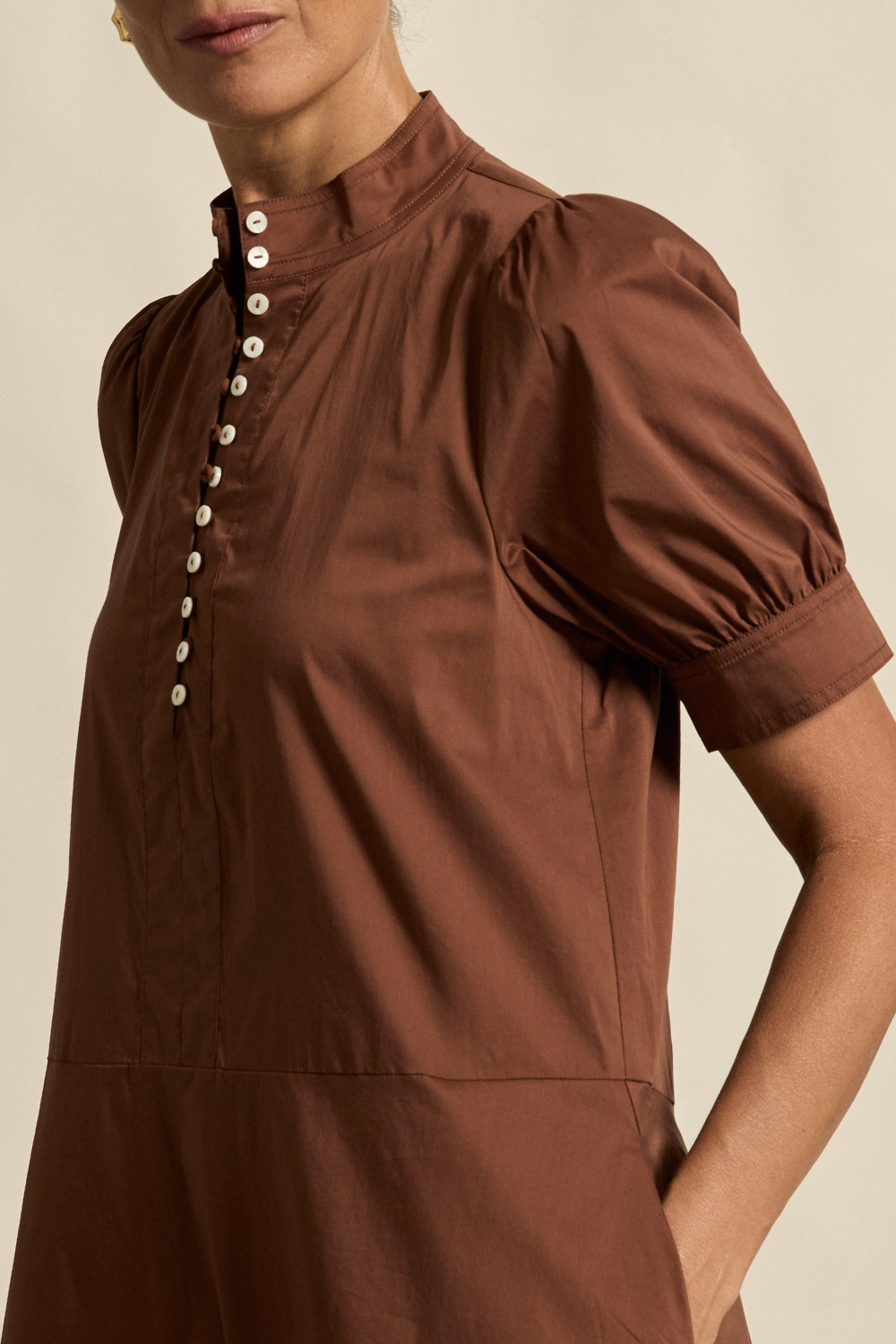 fortitude dress chocolate