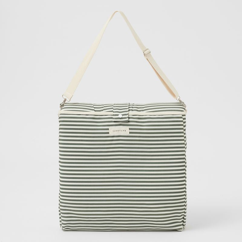 Reclining Beach Chair The Vacay Olive