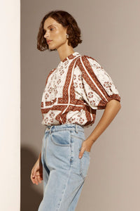 gleam top - scarf