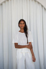 Load image into Gallery viewer, Grace Linen Knit Top Ivory