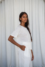 Load image into Gallery viewer, Grace Linen Knit Top Ivory