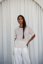 Load image into Gallery viewer, Grace Linen Knit Top oatmeal