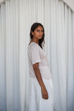 Load image into Gallery viewer, Grace Linen Knit Top oatmeal